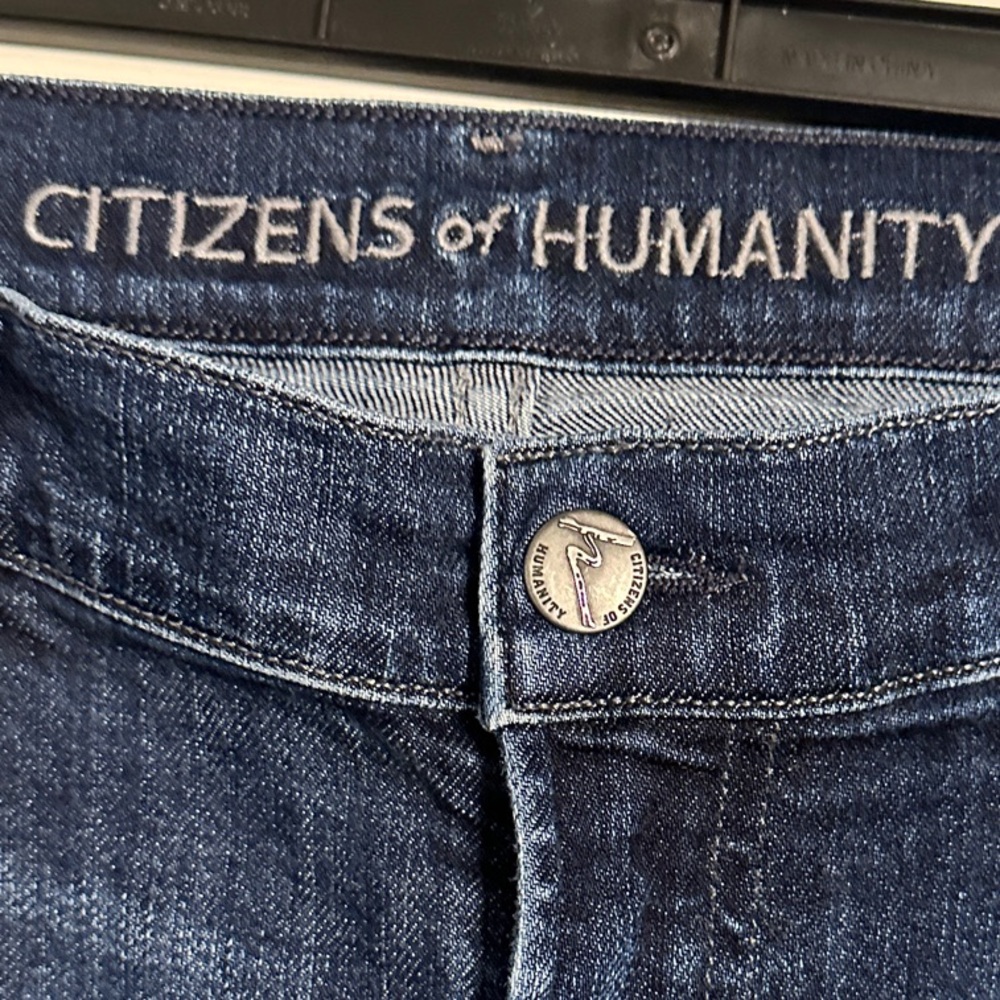 Citizens of Humanity Kelly Dark Wash Bootcut Denim Jeans Y2K Low-Waist - Picture 2 of 12